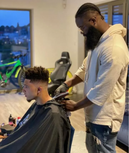 Sancho fined by DFL for home haircut picture