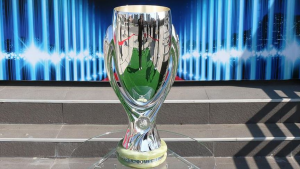 UEFA Super Cup trophy.