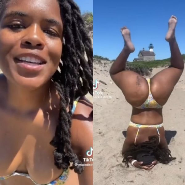 Rhode Island state Senator Tiara Mack attacked for twerking in her bikini and posting on TikTok