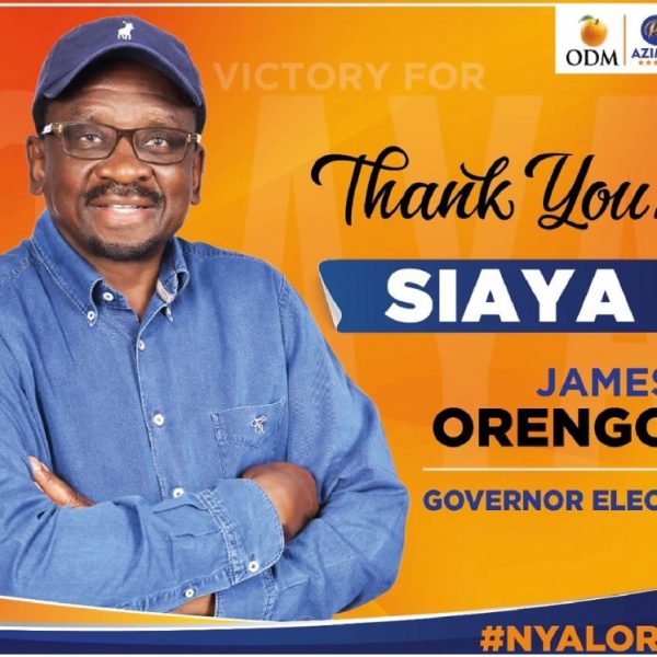 James Aggrey Orengo wins Siaya Gubernatorial seat