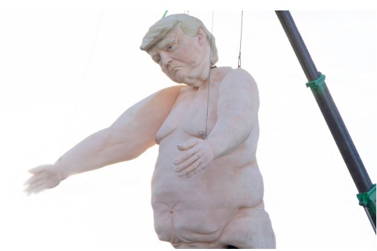 Naked Donald Trump statue in Las Vegas disappears mysteriously